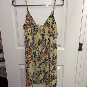 Floral bow tie dress